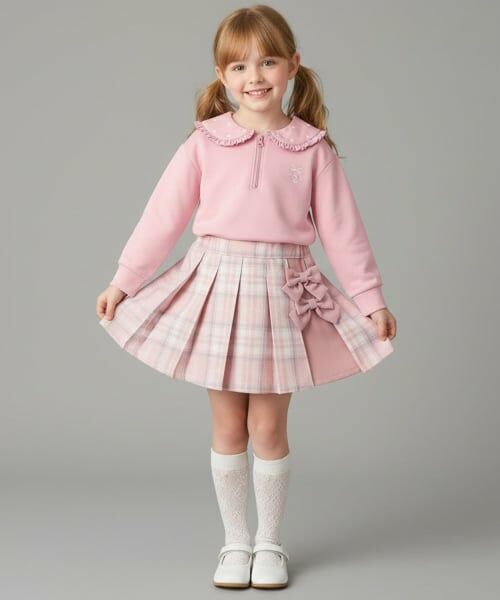 Pupil House / ピューピルハウス Tシャツ | セーラー衿ハーフZIP | 詳細10