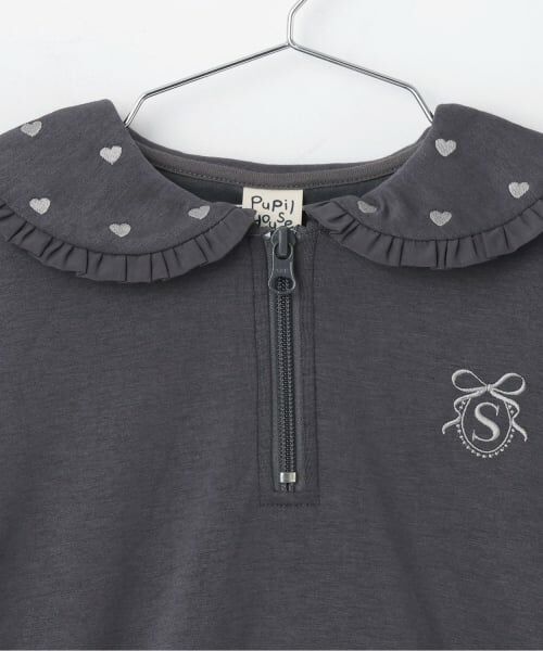 Pupil House / ピューピルハウス Tシャツ | セーラー衿ハーフZIP | 詳細2