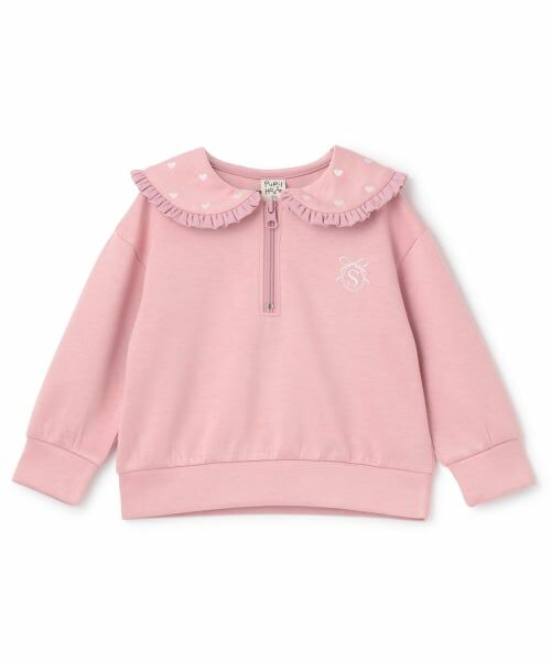 Pupil House / ピューピルハウス Tシャツ | セーラー衿ハーフZIP | 詳細7