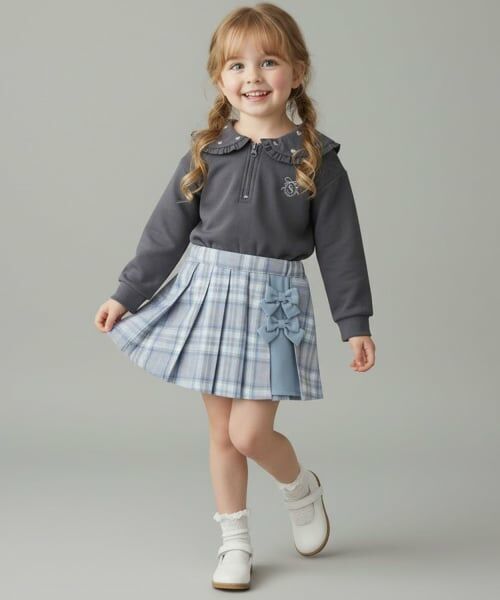 Pupil House / ピューピルハウス Tシャツ | セーラー衿ハーフZIP | 詳細8