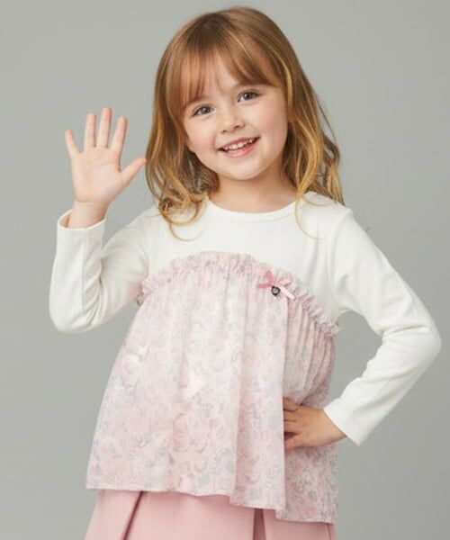 Pupil House / ピューピルハウス Tシャツ | ユニコーンモチーフドッキングTシャツ（オフ ホワイト）