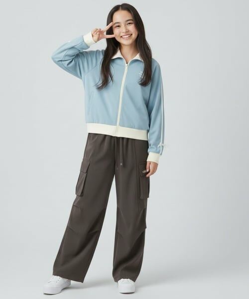 Pupil House / ピューピルハウス カーディガン・ボレロ | 【milky coast】袖ライントラックジャケット | 詳細12
