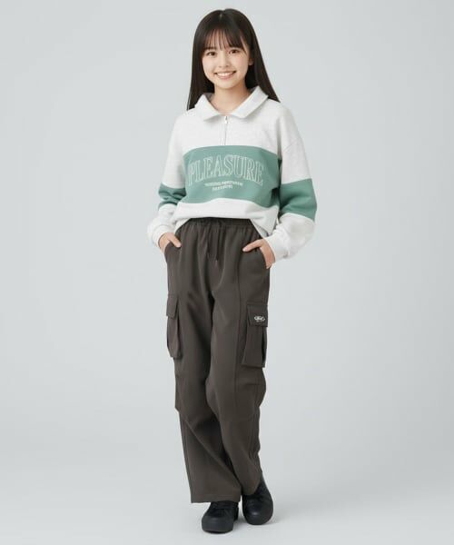 Pupil House / ピューピルハウス スウェット | 【milky coast】裏毛ハーフZIPトレーナー | 詳細12