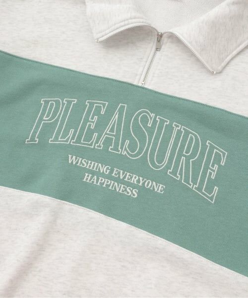 Pupil House / ピューピルハウス スウェット | 【milky coast】裏毛ハーフZIPトレーナー | 詳細3