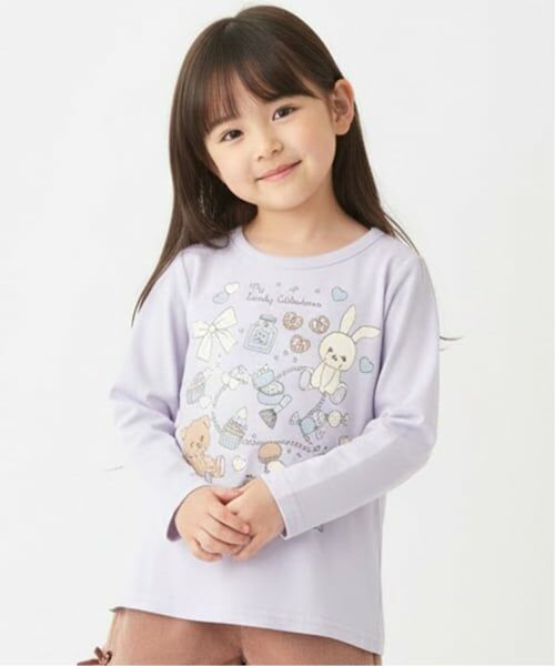 Pupil House / ピューピルハウス Tシャツ | 【990★ITEM】ガーリーモチーフTシャツ（ラベンダー）