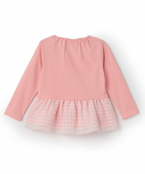 Pupil House / ピューピルハウス Tシャツ | いちご刺しゅう裾フリルTシャツ | 詳細1