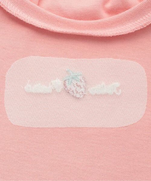 Pupil House / ピューピルハウス Tシャツ | いちご刺しゅう裾フリルTシャツ | 詳細4