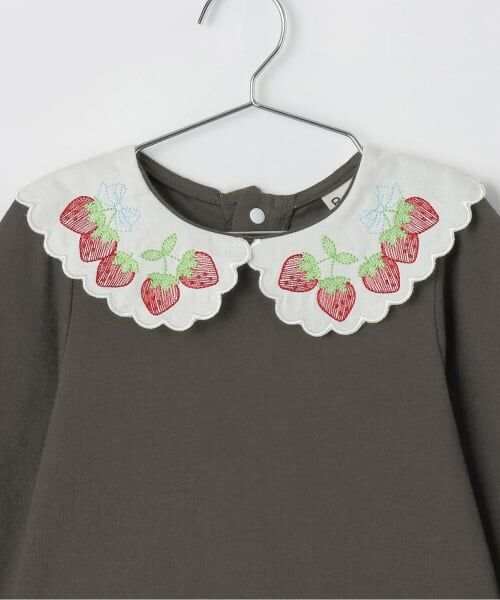 Pupil House / ピューピルハウス シャツ・ブラウス | いちご衿刺しゅうブラウス | 詳細2