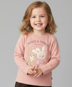 Pupil House / ピューピルハウス Tシャツ | クマ&ウサギ裏毛プルオーバー