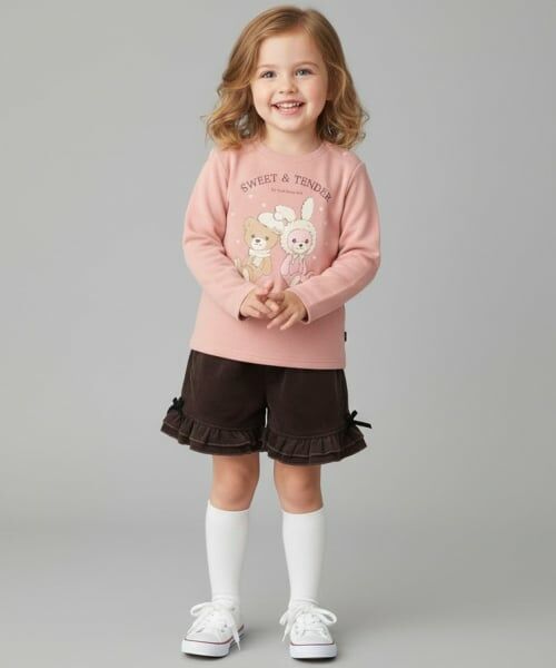 Pupil House / ピューピルハウス Tシャツ | クマ&ウサギ裏毛プルオーバー | 詳細9