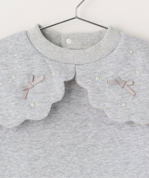 Pupil House / ピューピルハウス スウェット | 裏起毛スカラップ衿トレーナー | 詳細2