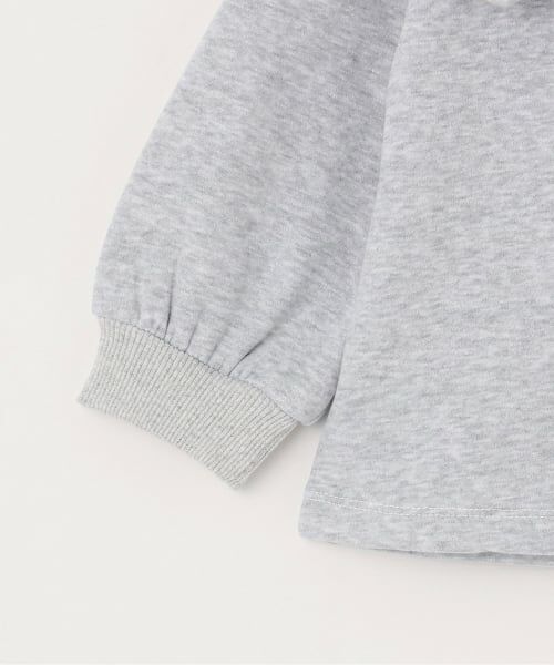 Pupil House / ピューピルハウス スウェット | 裏起毛スカラップ衿トレーナー | 詳細3