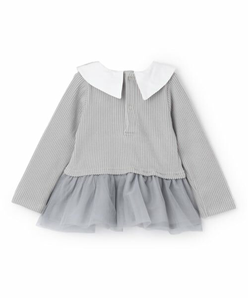 Pupil House / ピューピルハウス Tシャツ | 音符刺しゅうドッキングトップス | 詳細6