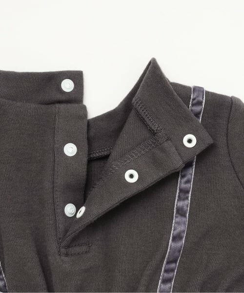 Pupil House / ピューピルハウス Tシャツ | ファー切り替えビスチェ風ドッキングトップス | 詳細6