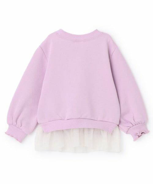 Pupil House / ピューピルハウス スウェット | ケーキモチーフ裾チュールトレーナー | 詳細1