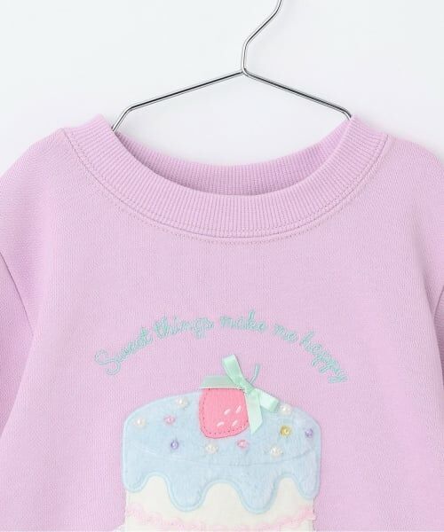 Pupil House / ピューピルハウス スウェット | ケーキモチーフ裾チュールトレーナー | 詳細2