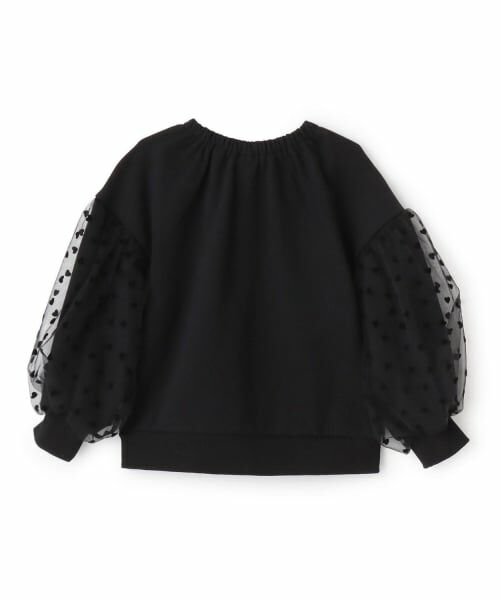 Pupil House / ピューピルハウス スウェット | 袖チュールトレーナー | 詳細1