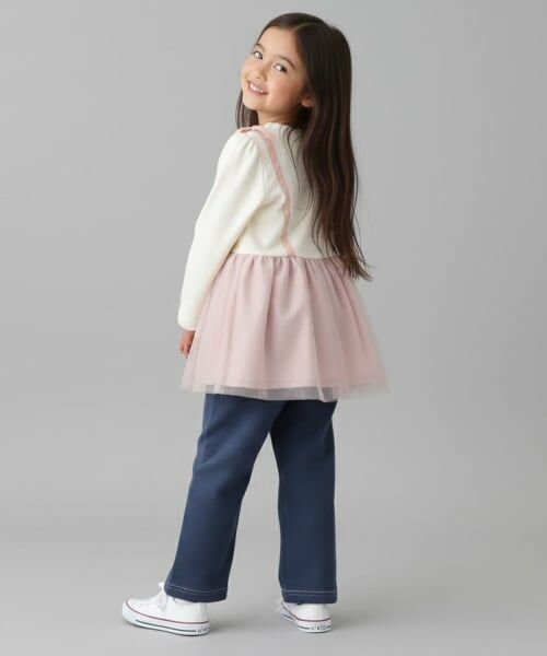 Pupil House / ピューピルハウス その他トップス | リボン刺しゅうチュールドッキングチュニック | 詳細15