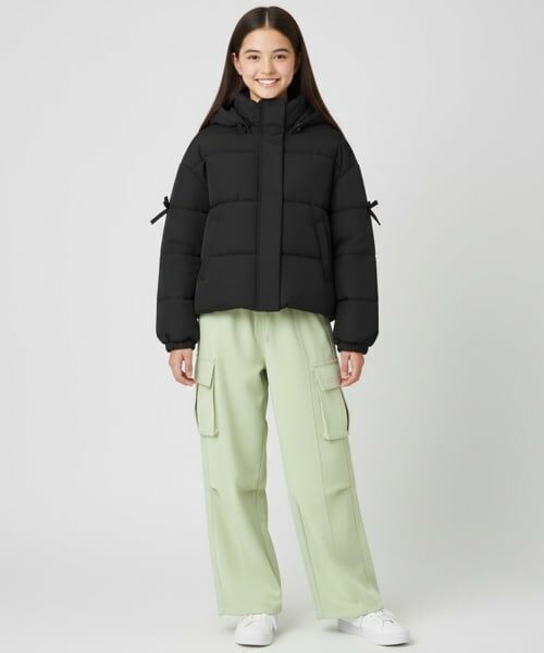 Pupil House / ピューピルハウス ブルゾン | 【milky coast】袖りぼん中綿ブルゾン | 詳細15