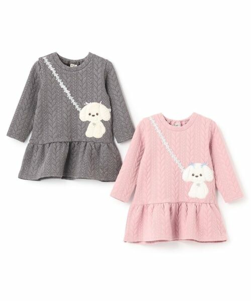 Pupil House / ピューピルハウス ミニ丈・ひざ丈ワンピース | プードルキルトワンピース | 詳細7