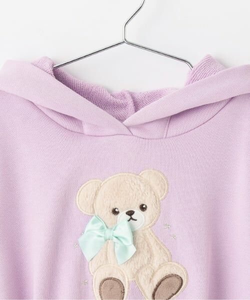 Pupil House / ピューピルハウス ミニ丈・ひざ丈ワンピース | クマアップリケワンピース | 詳細2