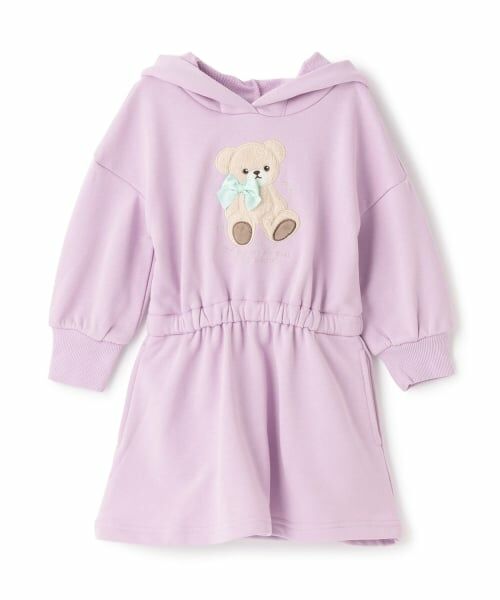 Pupil House / ピューピルハウス ミニ丈・ひざ丈ワンピース | クマアップリケワンピース | 詳細8