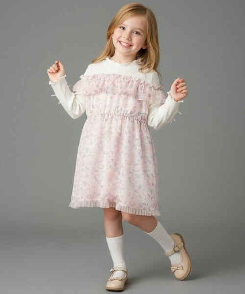 Pupil House / ピューピルハウス ミニ丈・ひざ丈ワンピース | ユニコーンモチーフワンピース | 詳細12