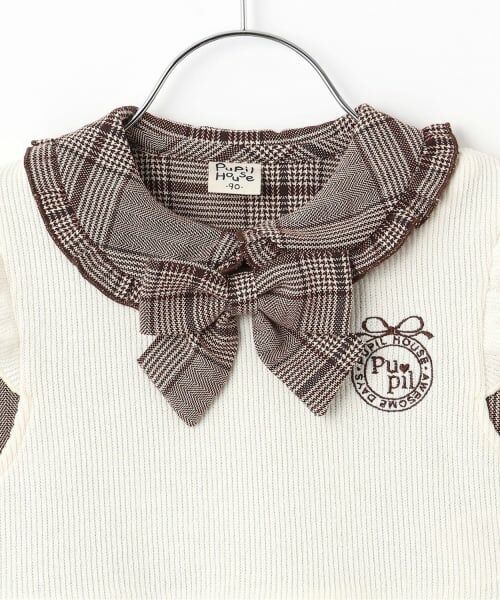 Pupil House / ピューピルハウス ミニ丈・ひざ丈ワンピース | ベストワンピース | 詳細3