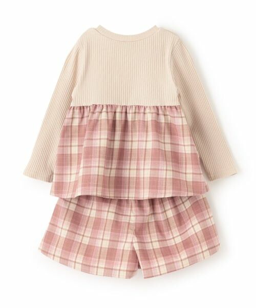 Pupil House / ピューピルハウス Tシャツ | リボン＆チェックセットアップ | 詳細1