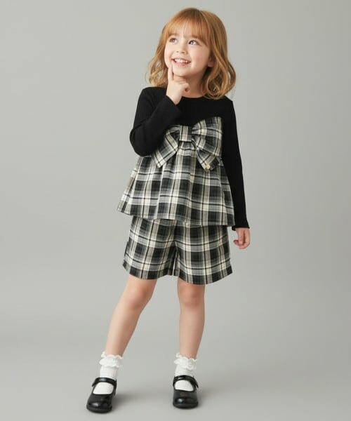 Pupil House / ピューピルハウス Tシャツ | リボン＆チェックセットアップ | 詳細17