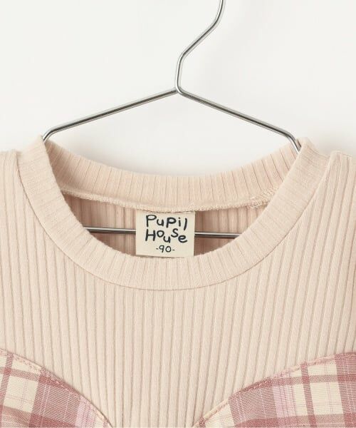 Pupil House / ピューピルハウス Tシャツ | リボン＆チェックセットアップ | 詳細3