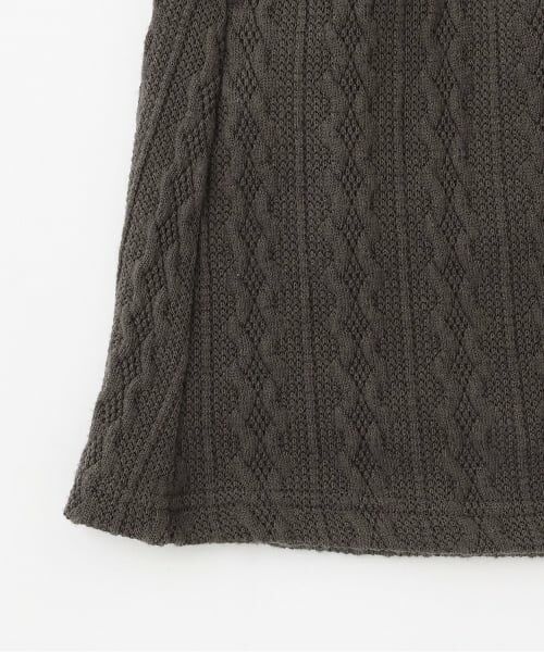 Pupil House / ピューピルハウス ニット・セーター | 【milky coast】ケーブルセットアップ | 詳細8