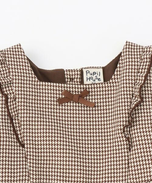 Pupil House / ピューピルハウス ミニ丈・ひざ丈ワンピース | 裾いちご刺しゅうジャンスカ | 詳細2