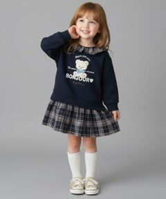 Pupil House / ピューピルハウス ミニ丈・ひざ丈ワンピース | テディベアモチーフワンピース