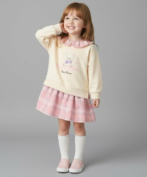 Pupil House / ピューピルハウス ミニ丈・ひざ丈ワンピース | テディベアモチーフワンピース | 詳細10