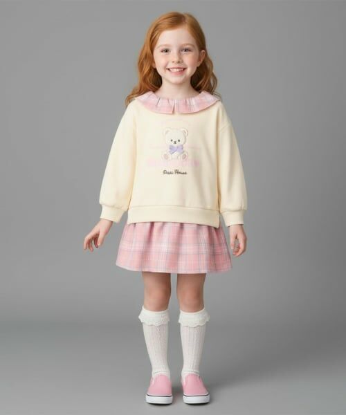 Pupil House / ピューピルハウス ミニ丈・ひざ丈ワンピース | テディベアモチーフワンピース | 詳細11
