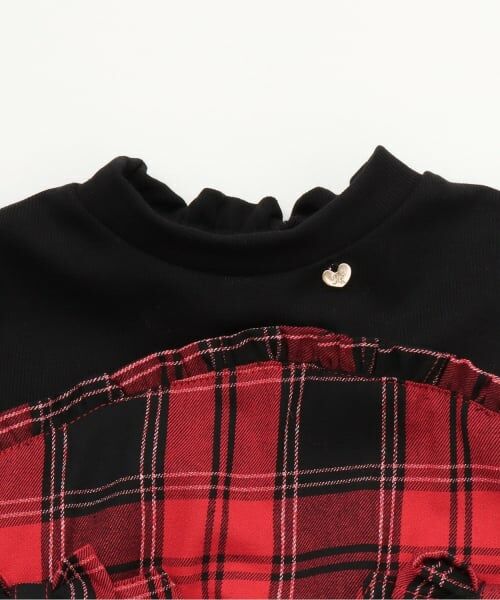 Pupil House / ピューピルハウス ミニ丈・ひざ丈ワンピース | ドッキングチェックワンピース | 詳細2