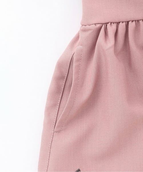 Pupil House / ピューピルハウス ミニ丈・ひざ丈ワンピース | 音符刺しゅうドッキングワンピース | 詳細3