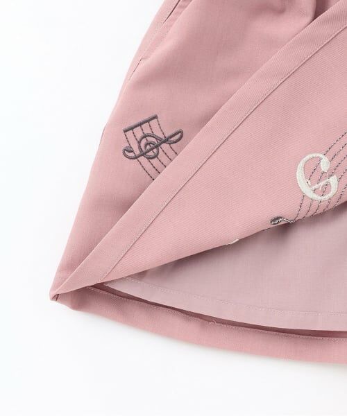 Pupil House / ピューピルハウス ミニ丈・ひざ丈ワンピース | 音符刺しゅうドッキングワンピース | 詳細6