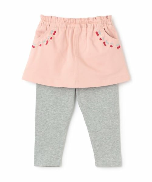 Pupil House / ピューピルハウス レギンス・スパッツ | さくらんぼ刺しゅうスカッツ | 詳細7