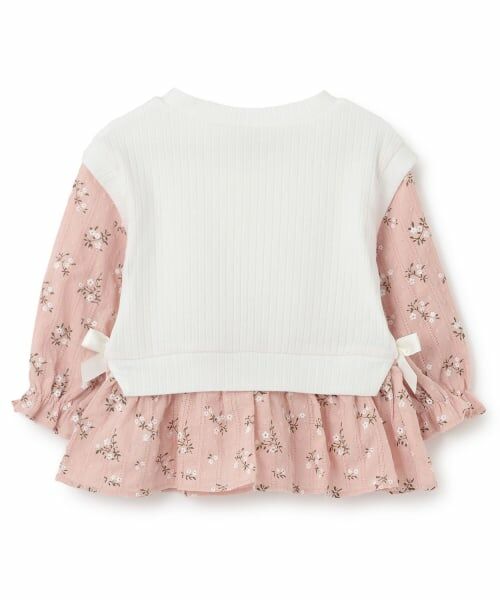 Pupil House / ピューピルハウス その他トップス | ニットベストドッキングチュニック | 詳細1