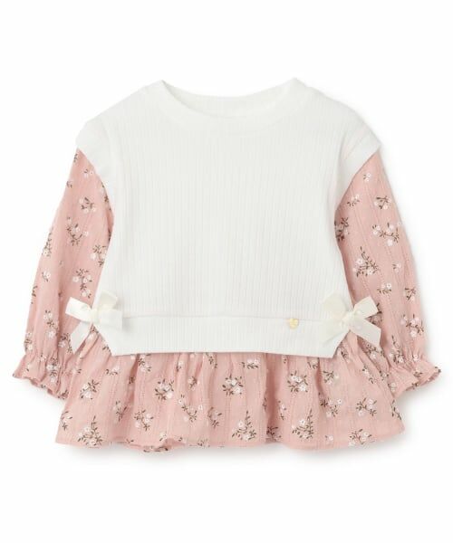 Pupil House / ピューピルハウス その他トップス | ニットベストドッキングチュニック | 詳細7