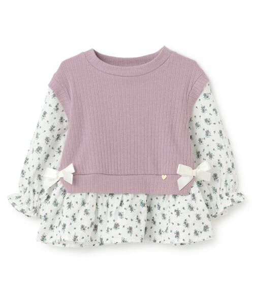 Pupil House / ピューピルハウス その他トップス | ニットベストドッキングチュニック | 詳細8