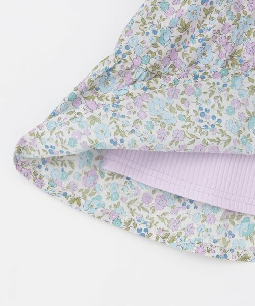 Pupil House / ピューピルハウス Tシャツ | 花柄ドッキング長袖Tシャツ | 詳細5