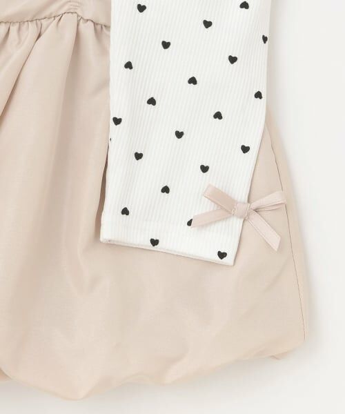 Pupil House / ピューピルハウス Tシャツ | ハートドットビスチェドッキングトップス | 詳細3