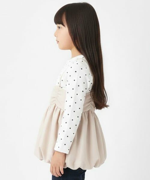 Pupil House / ピューピルハウス Tシャツ | ハートドットビスチェドッキングトップス | 詳細9