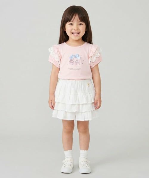 Pupil House / ピューピルハウス ショート・ハーフ・半端丈パンツ | ティアードスカート | 詳細11