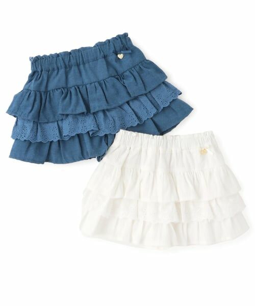 Pupil House / ピューピルハウス ショート・ハーフ・半端丈パンツ | ティアードスカート | 詳細7