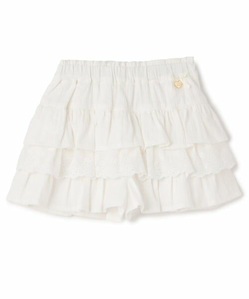 Pupil House / ピューピルハウス ショート・ハーフ・半端丈パンツ | ティアードスカート | 詳細9