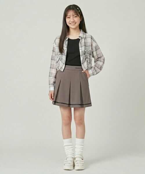 Pupil House / ピューピルハウス ショート・ハーフ・半端丈パンツ | 【milky coast】ボックスプリーツスカート | 詳細10
